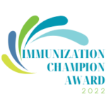 Immunization Champion Award Logo 2022